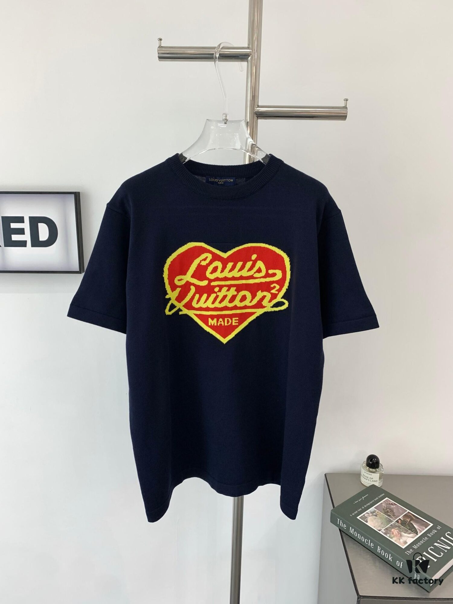 New Louis Vuitton LV 2023 Spring Heart Knit Short-Sleeve Unisex by lvXnigo Collaboration