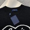 New Louis Vuitton LV 2023 Spring Heart Knit Short-Sleeve Unisex Top