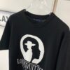 New Louis Vuitton Unisex Black and White Portrait Knit Short Sleeve T-Shirt