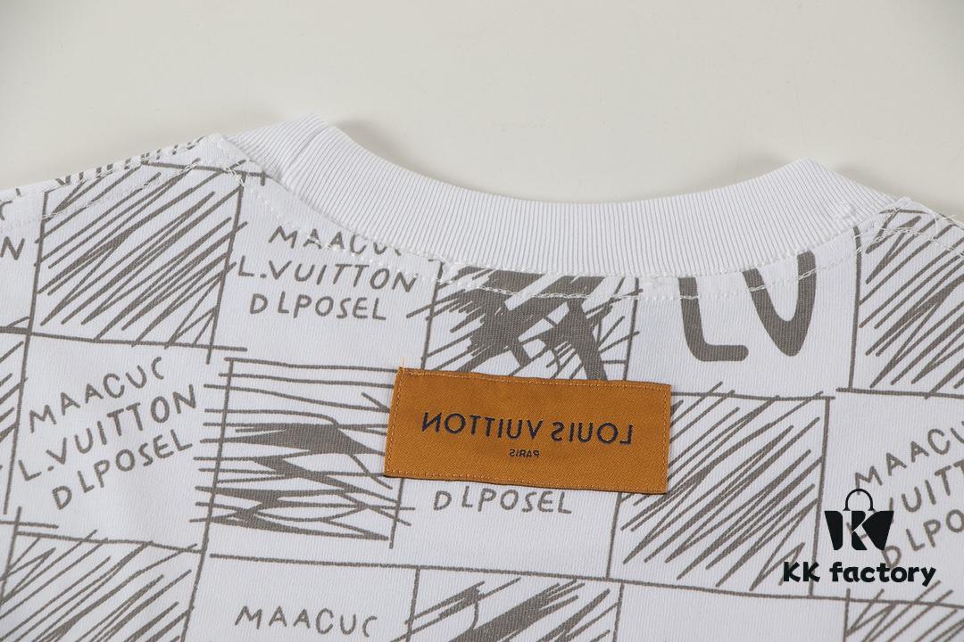 Louis Vuitton 2025 Latest Short Sleeve T-Shirt