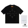 Louis Vuitton 2025 Latest Short-Sleeve T-Shirt with Rhinestone Embellishment