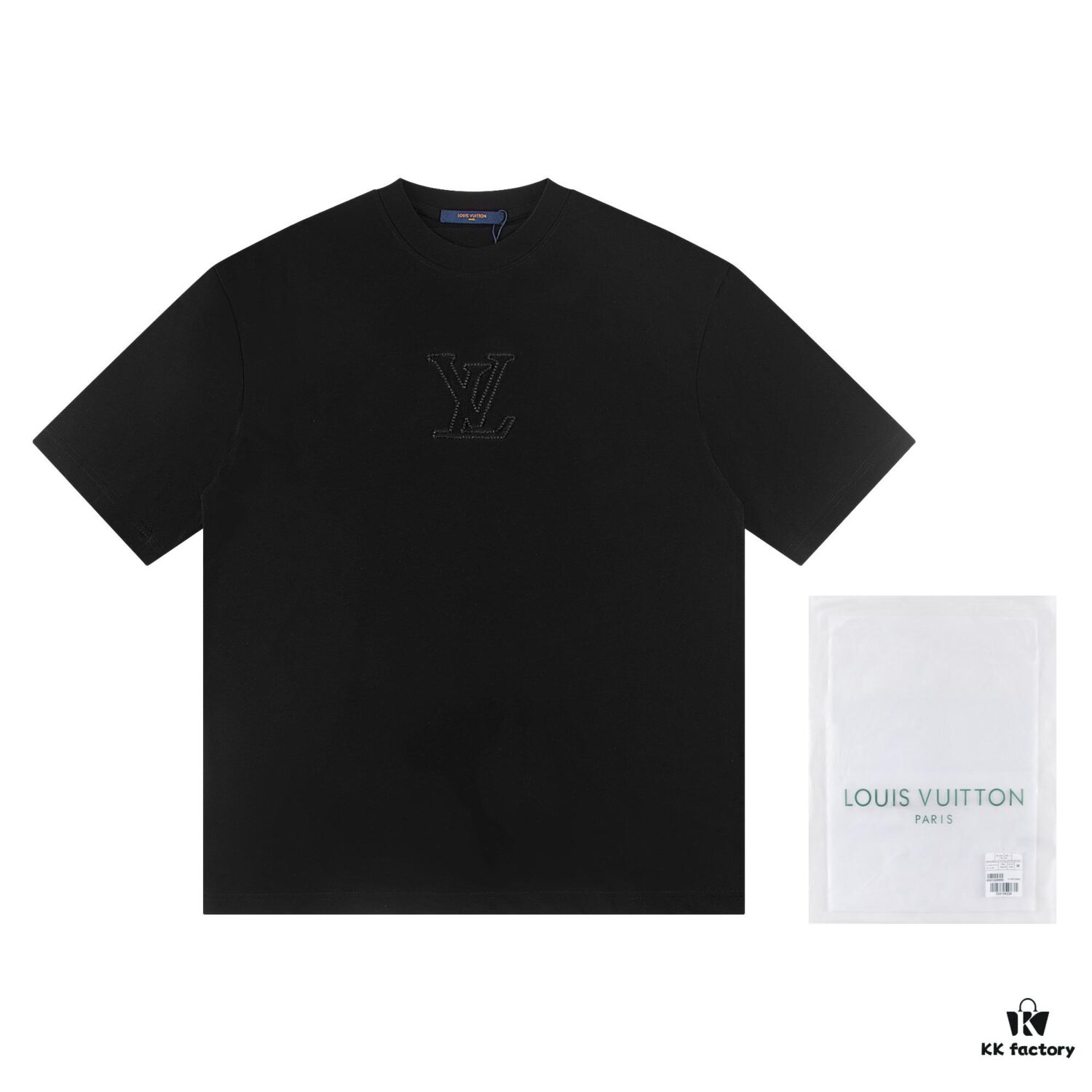 Louis Vuitton 2025 Latest Short Sleeve T-Shirt with Patch Embroidery
