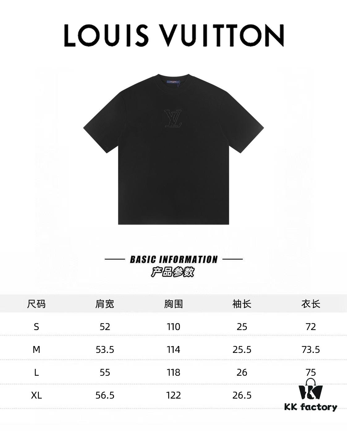 Louis Vuitton 2025 Latest Short Sleeve T-Shirt with Patch Embroidery
