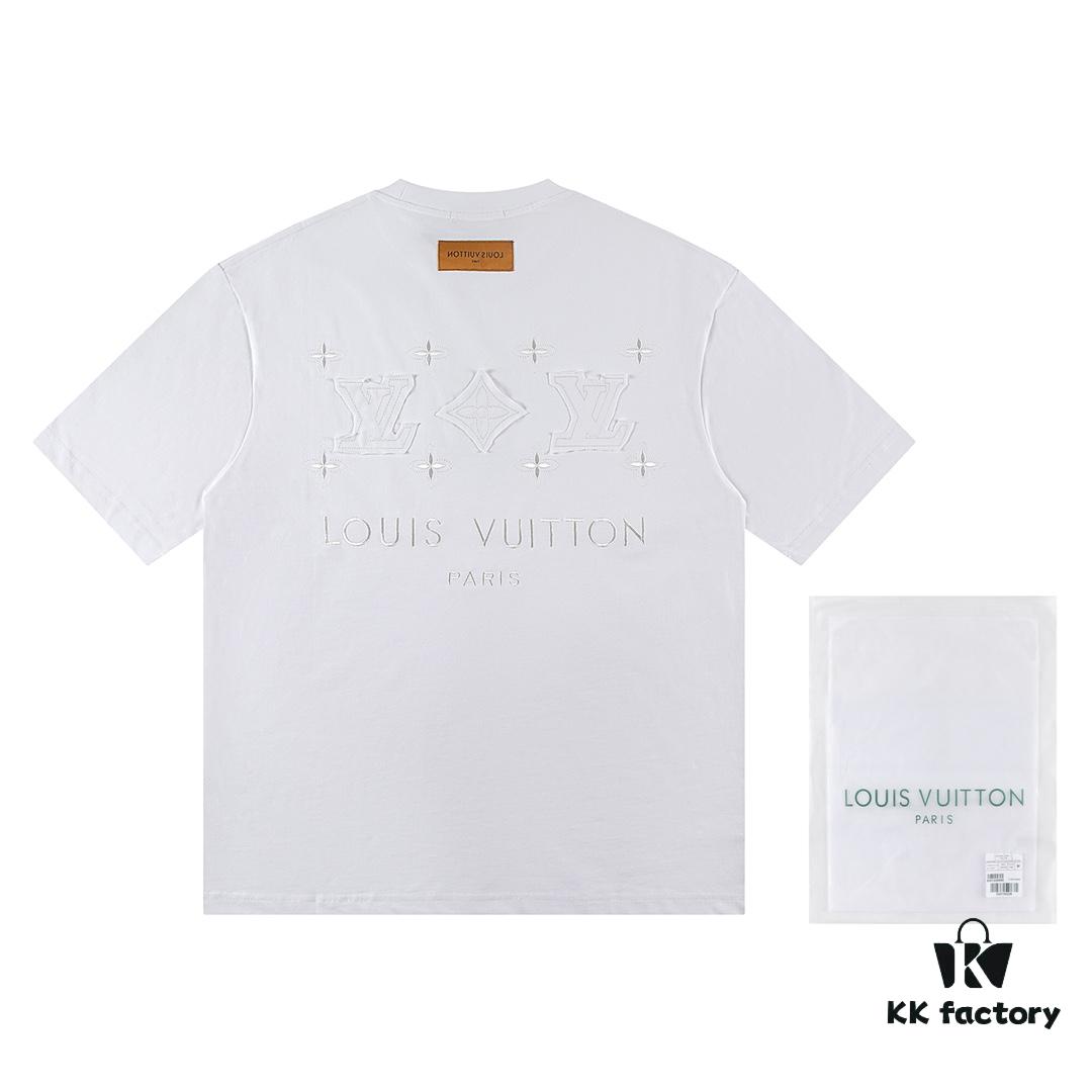 Louis Vuitto 2025 Latest Short Sleeve T-Shirt with Patch Embroidery