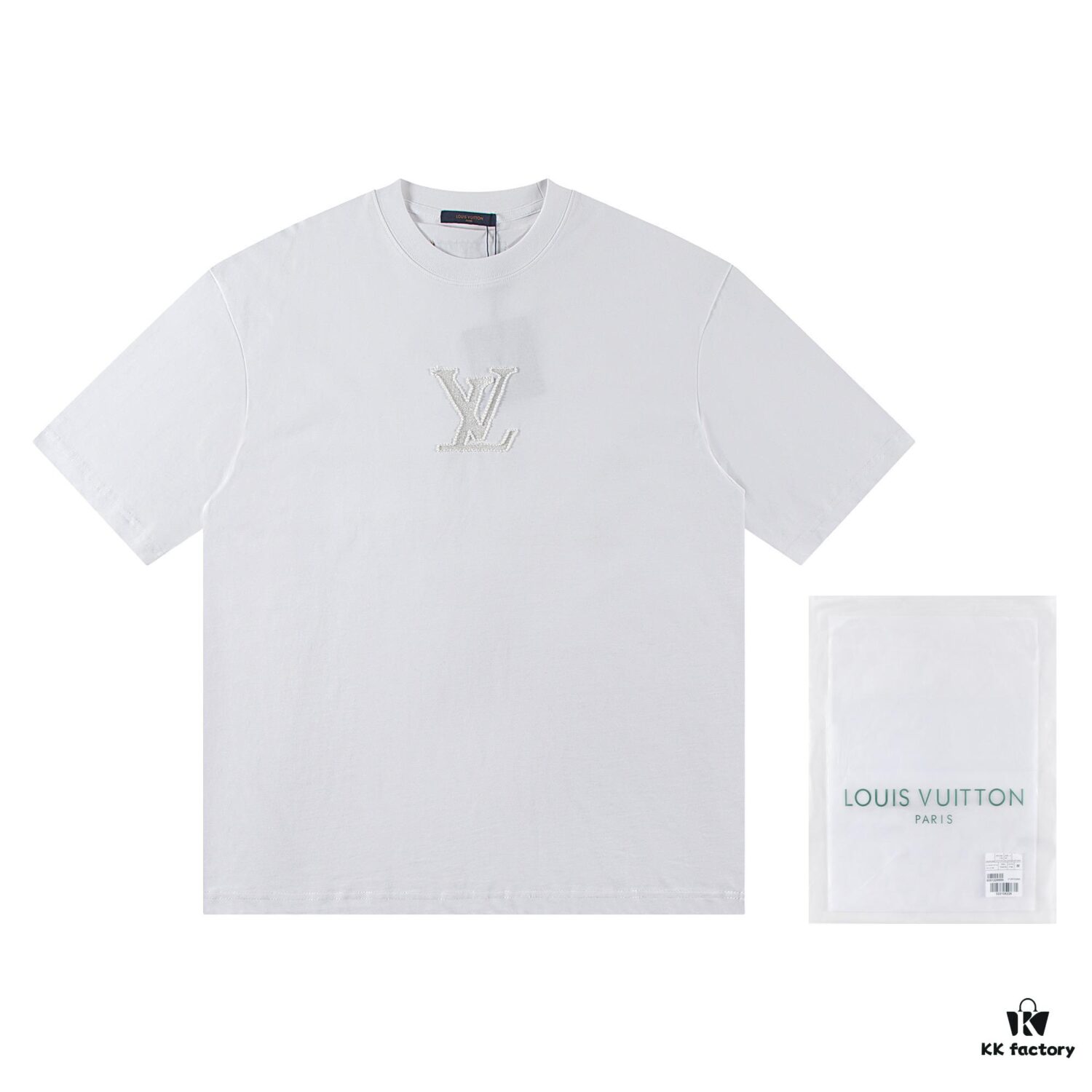 Louis Vuitto 2025 Latest Short Sleeve T-Shirt with Patch Embroidery