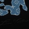 Louis Vuitton 2025 Latest Short Sleeve T-Shirt (Denim Embroidery)