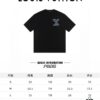 Louis Vuitton 2025 Latest Short Sleeve T-Shirt (Denim Embroidery)