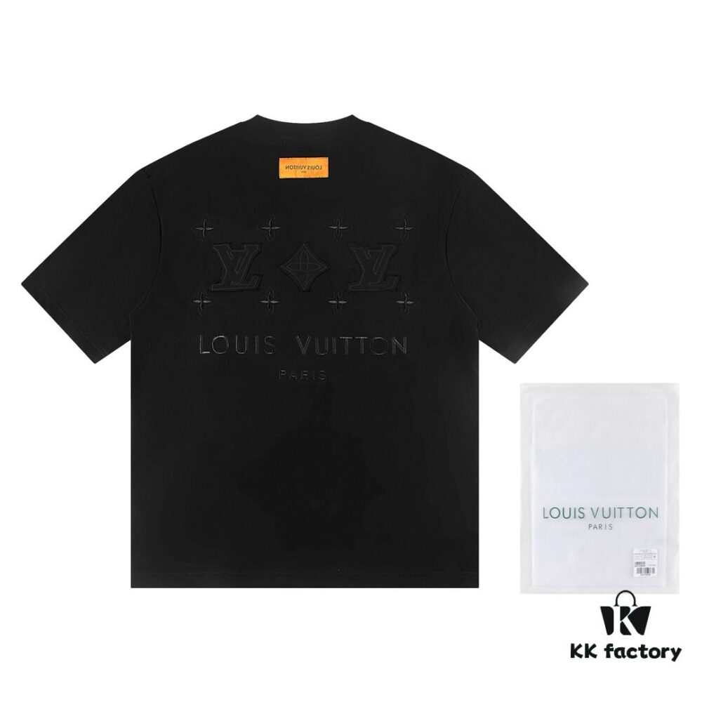 Louis Vuitton 2025 Latest Short Sleeve T-Shirt with Patch Embroidery