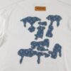 Louis Vuitton 2025 Latest Short Sleeve T-Shirt (Bull Canvas Embroidery)