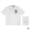 Louis Vuitton 2025 Latest Short Sleeve T-Shirt (Bull Canvas Embroidery)