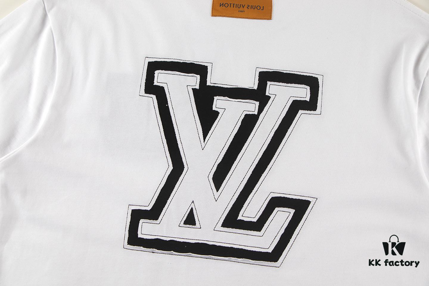 Louis Vuitton 2025 Latest Short-Sleeve T-Shirt (Patch Embroidery)