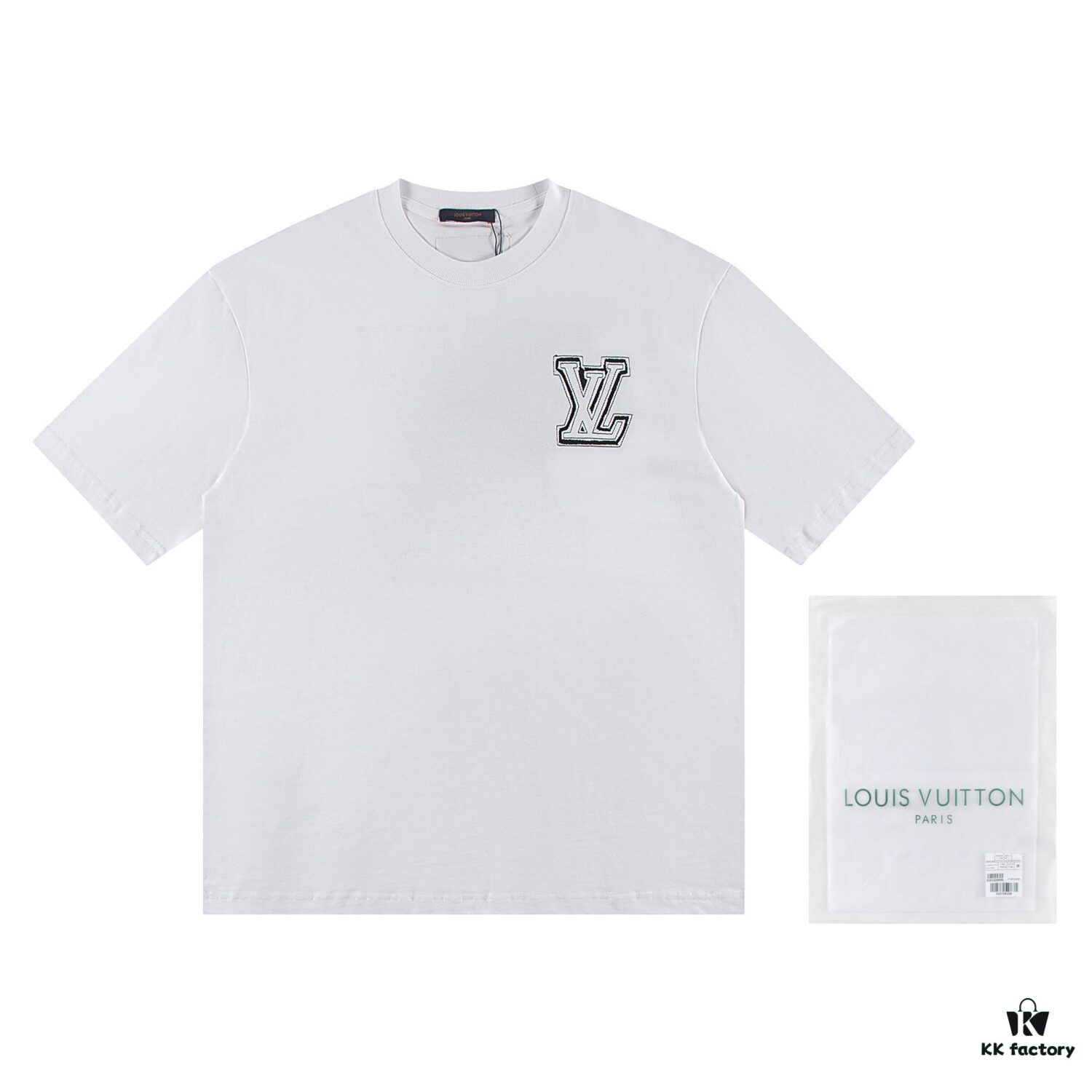 Louis Vuitton 2025 Latest Short-Sleeve T-Shirt (Patch Embroidery)