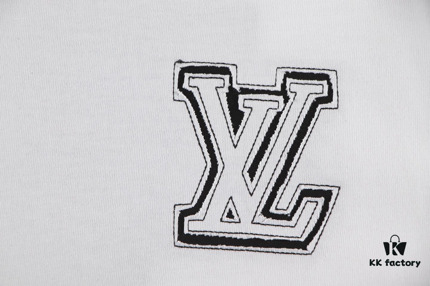 Louis Vuitton 2025 Latest Short-Sleeve T-Shirt (Patch Embroidery)
