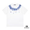 Louis Vuitton New Arrival Necklace Pendant Print Logo Letter Casual Round Neck Short Sleeve T-Shirt
