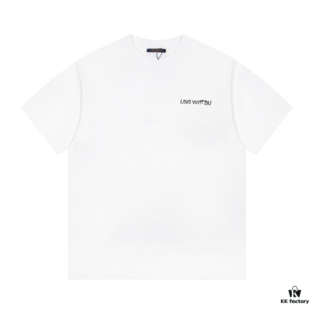 Louis Vuitton LV 25SS New Arrival Logo Print Round Neck Short Sleeve T-Shirt