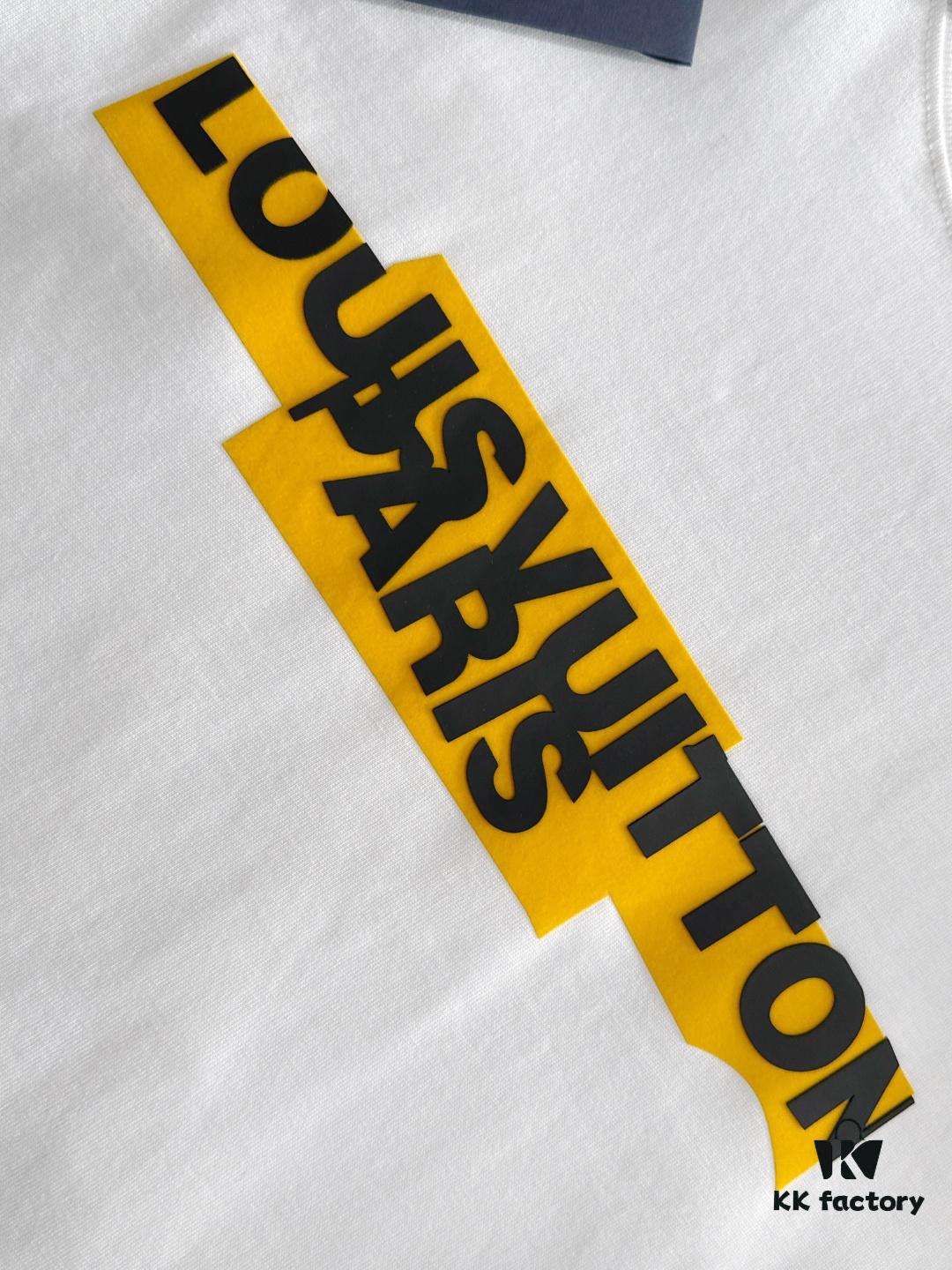 1V 2025SS Spring Summer Newest Round Neck Fashion Short Sleeve T-Shirt, Synchronized with Official Website, Cabinet-Quality Cotton Fabric