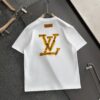 1V 2025SS Spring Summer Newest Round Neck Fashion Short Sleeve T-Shirt, Synchronized with Official Website, Cabinet-Quality Cotton Fabric