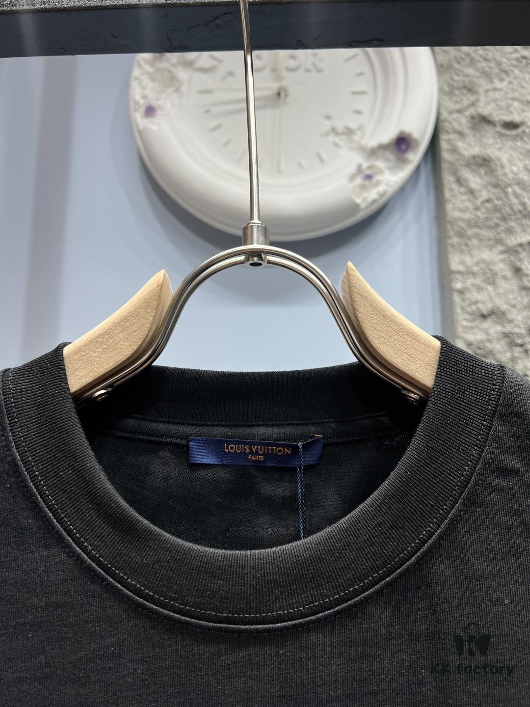 Louis Vuitton Monogram Print Short-Sleeve T-Shirt