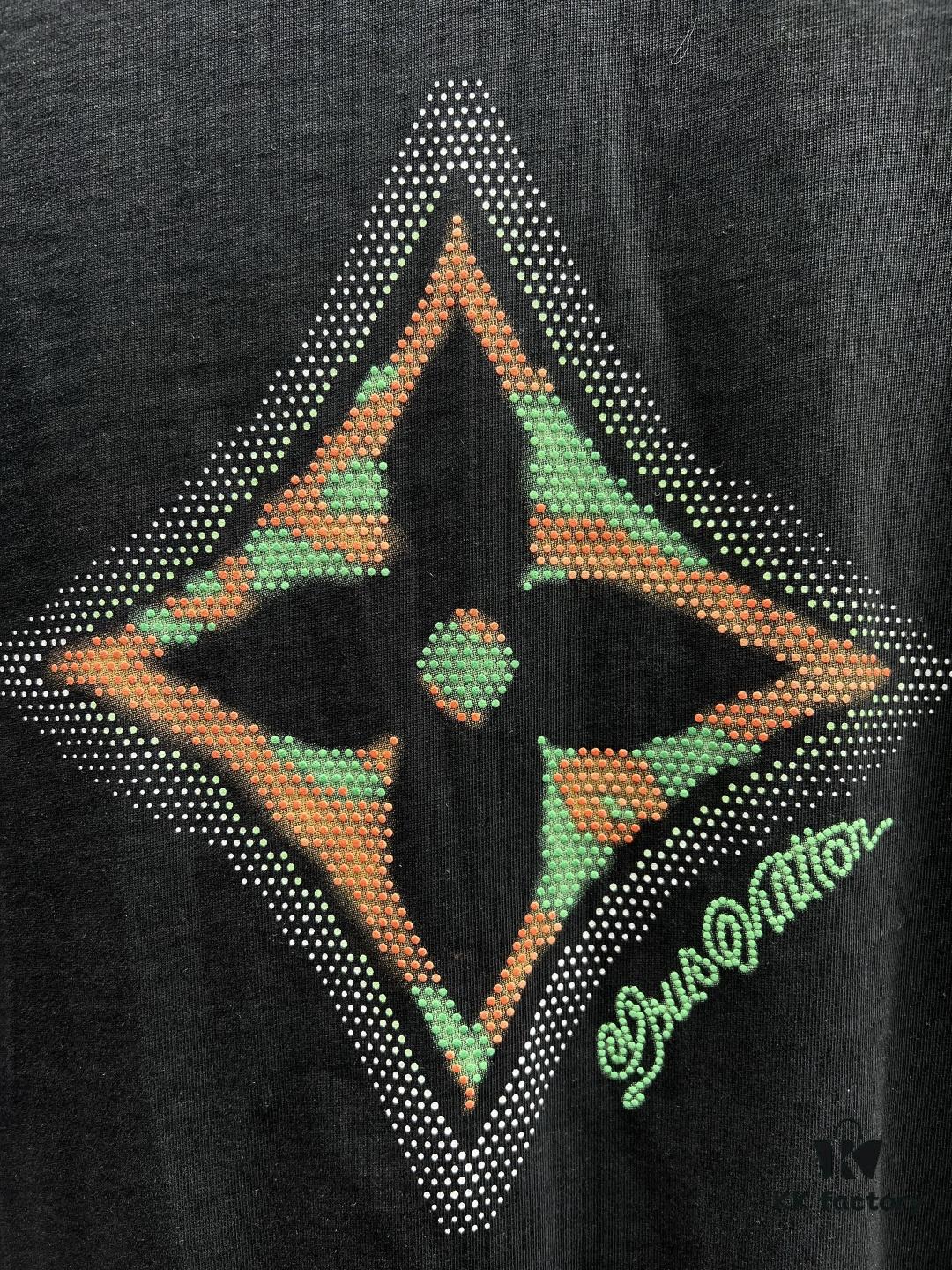 Louis Vuitton Monogram Print Short-Sleeve T-Shirt