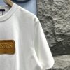 Louis Vuitton Short Sleeve T-Shirt with Leather Patch Signature Detail