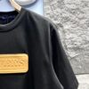 Louis Vuitton Signature Leather Patch Short Sleeve T-Shirt