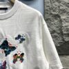 Louis Vuitton Embroidered Butterfly Short Sleeve T-Shirt