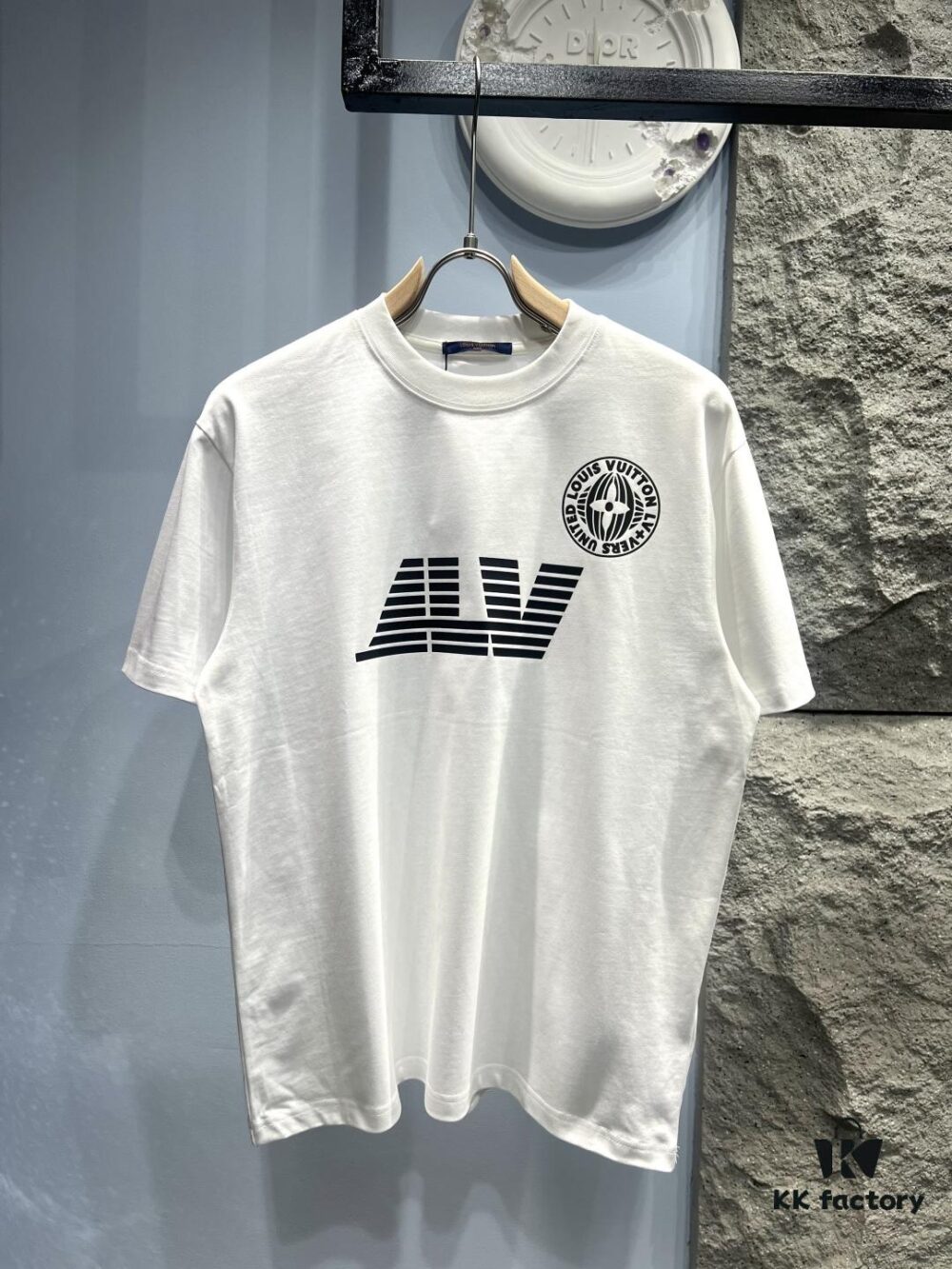 Louis Vuitton Printed Logo Short-Sleeve T-Shirt