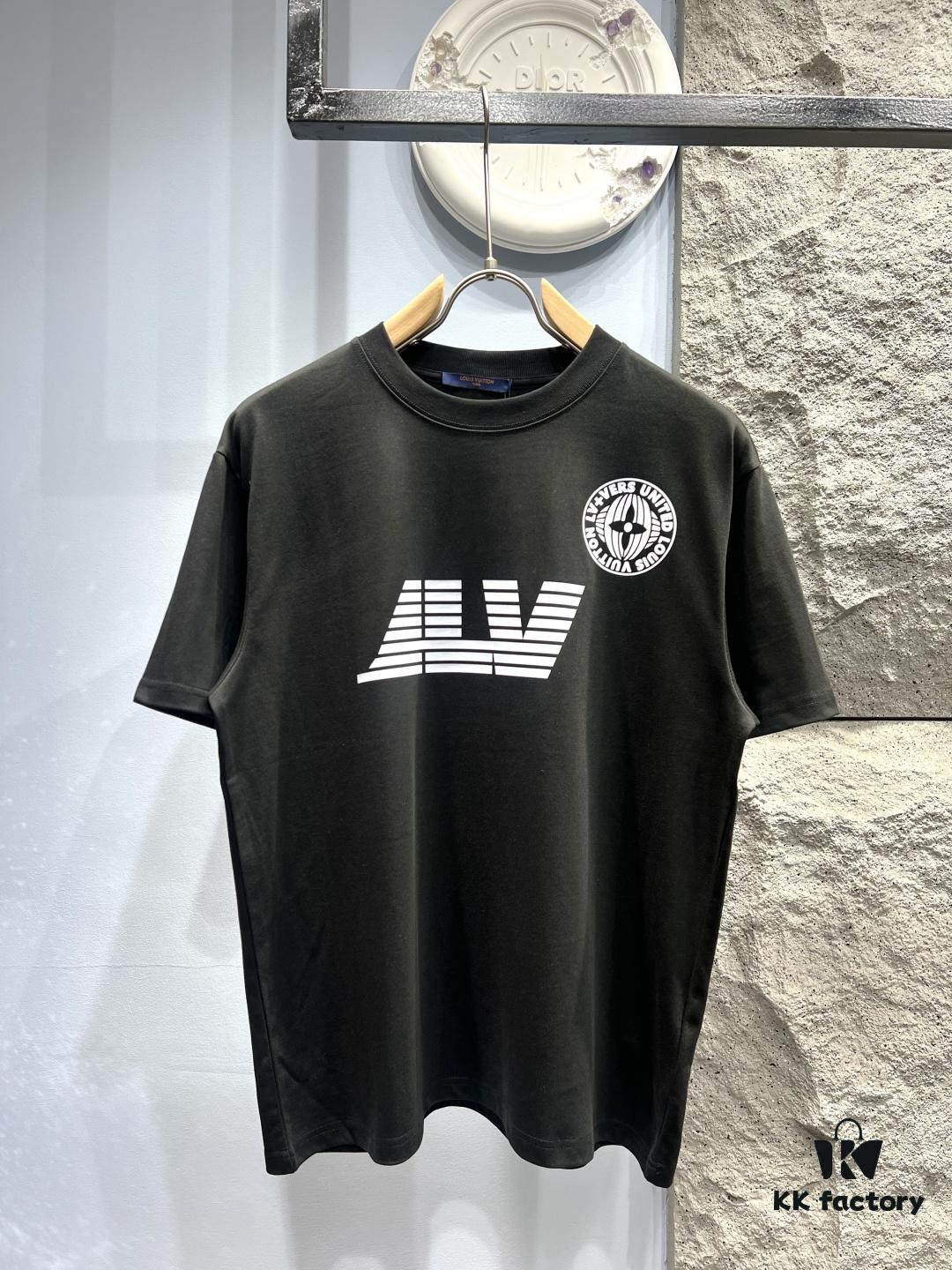 Louis Vuitton Printed Logo Short-Sleeve T-Shirt