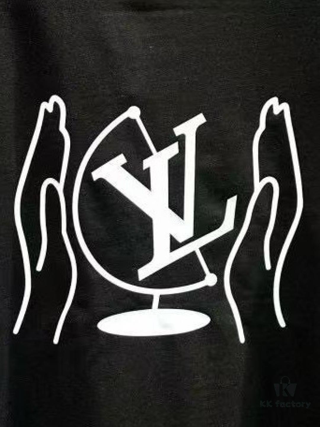 Louis Vuitton Printed Logo Short-Sleeve T-Shirt