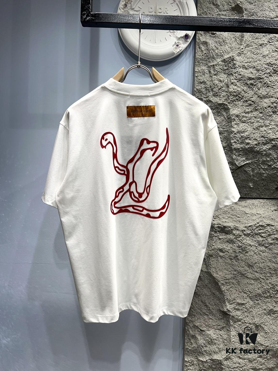 Louis Vuitton Limited Edition Snake Year Short Sleeve T-Shirt