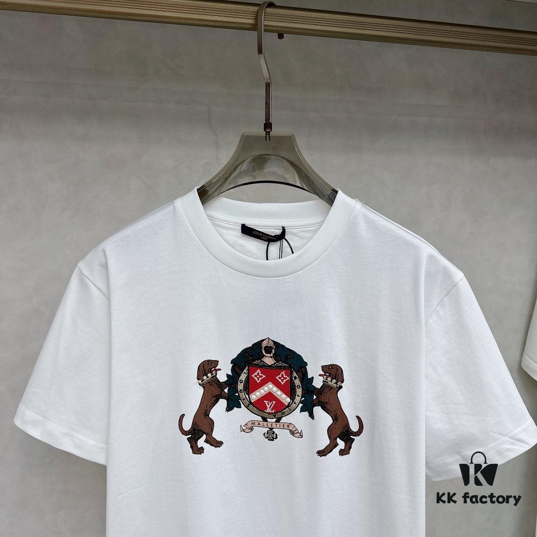 LV 2025 SS New Arrival Short Sleeve T-Shirt, Stylish and Minimalist Design
