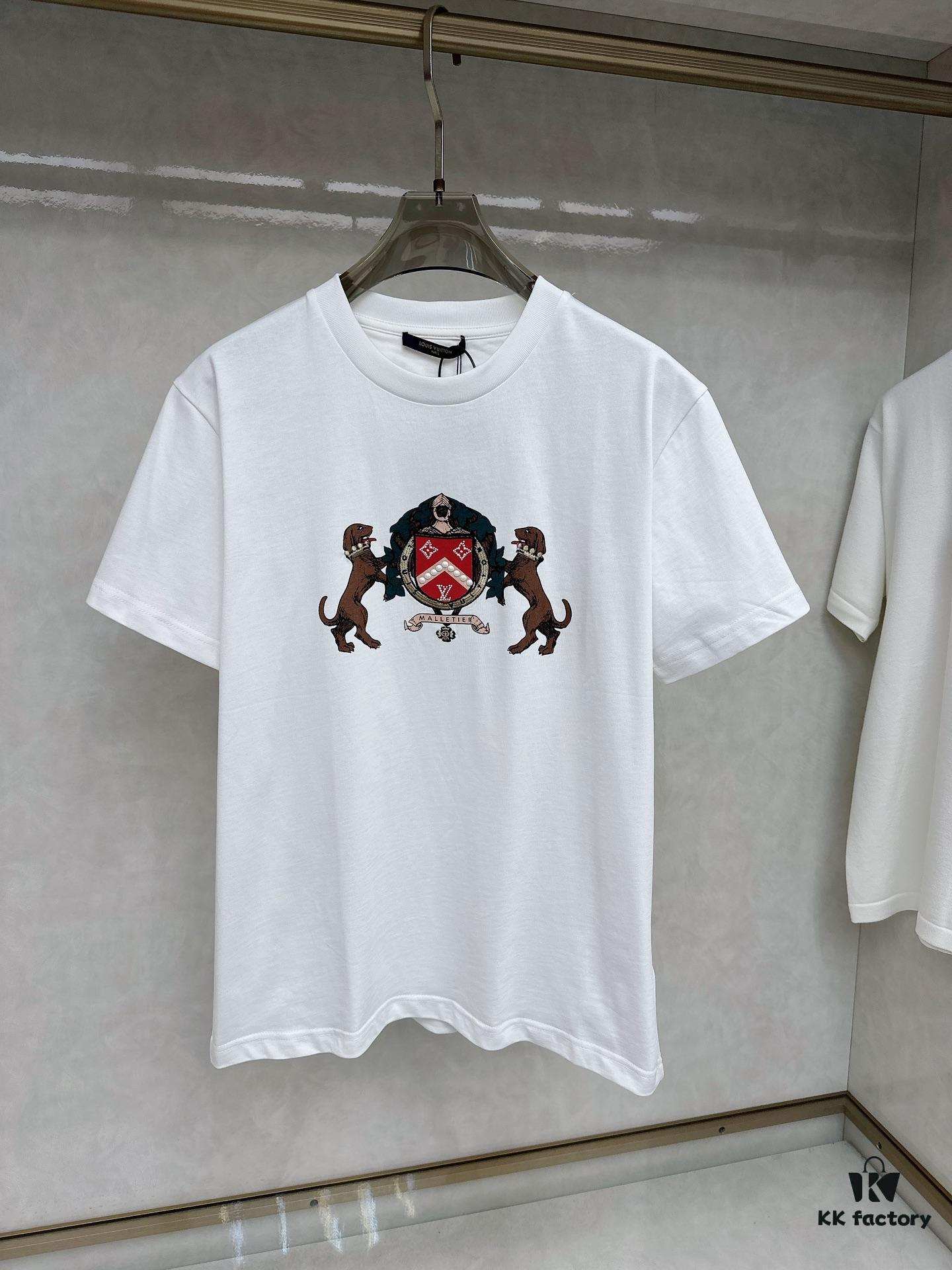LV 2025 SS New Arrival Short Sleeve T-Shirt, Stylish and Minimalist Design