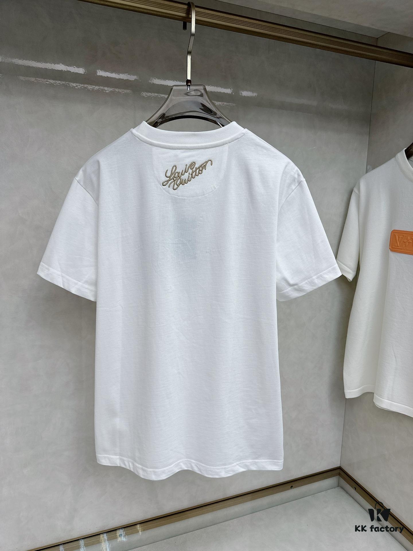 LV 2025 SS New Arrival Short Sleeve T-Shirt, Stylish and Minimalist Design