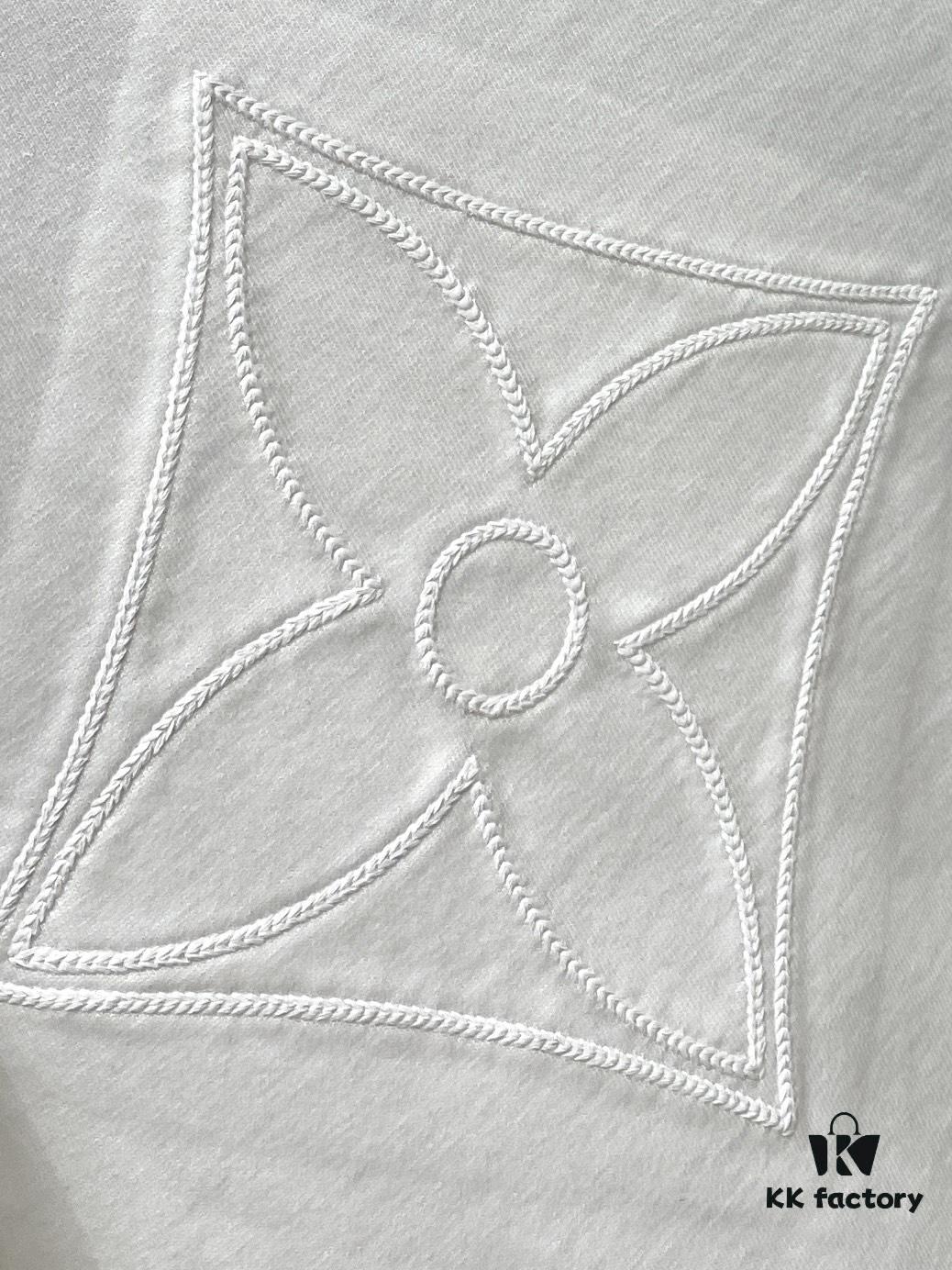 Louis Vuitton 2025 Newest Short-Sleeve T-Shirt, Stylish and Fashionable, Top-Quality Digital Positioning Embroidered Logo, Simple and Versatile Design