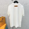 LV 25SS Spring/Summer T-Shirt! Black and White Printed Crew Neck Short Sleeve Tee!