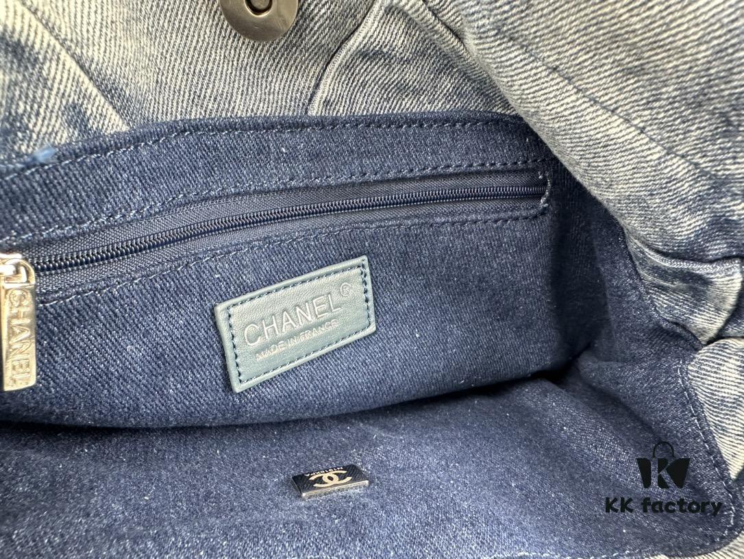 New Medium Size Chanel 23C Denim 22Bag – Absolutely Stunning!