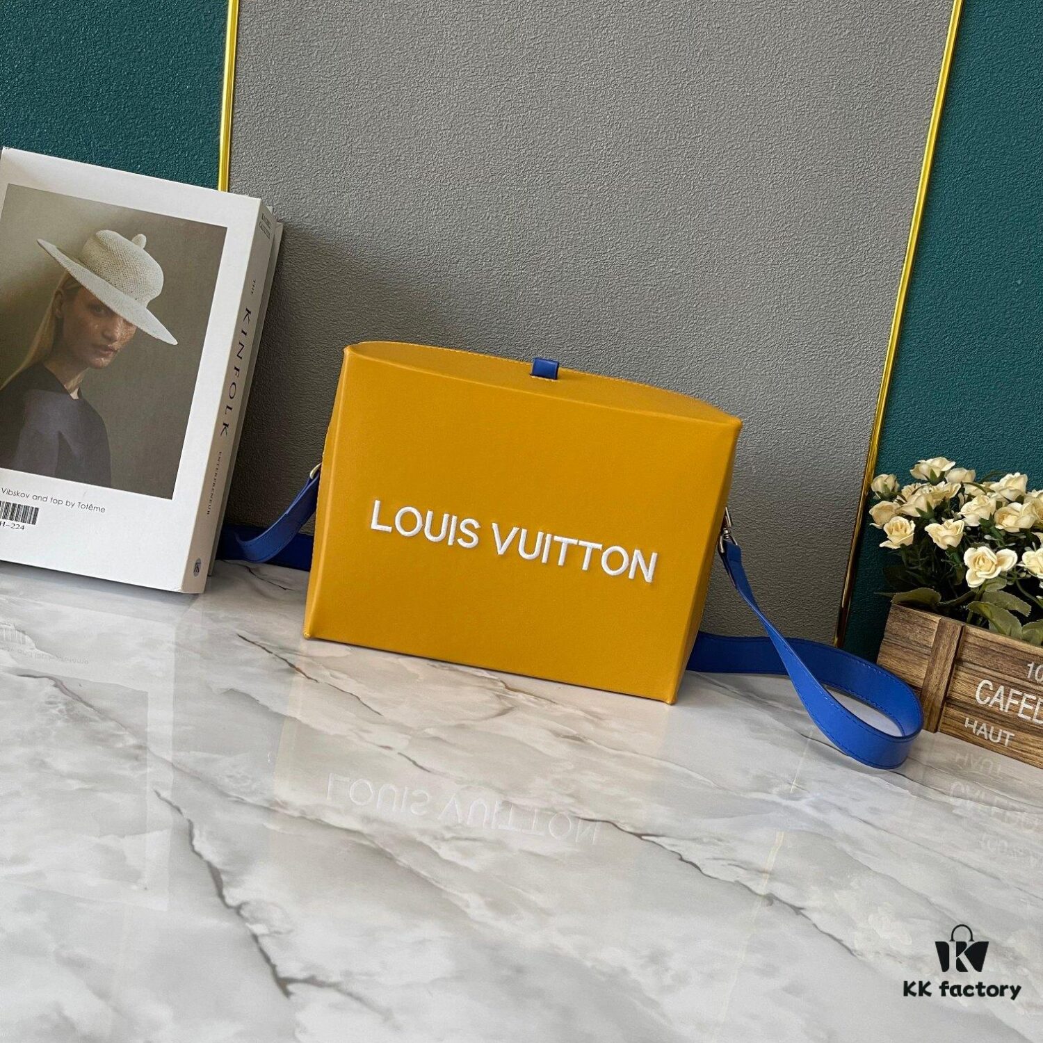 Upgraded Version Original 190 M24455 Blue Green Yellow Medium Shopper Handbag