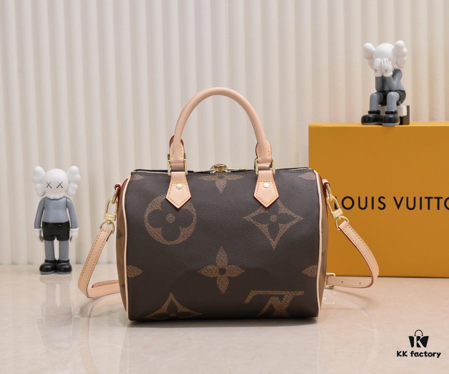 Upgraded Version [Speedy25] Handbag 2019 Runway Edition - Vintage Collection ~ M41113 (40390) Large Flower