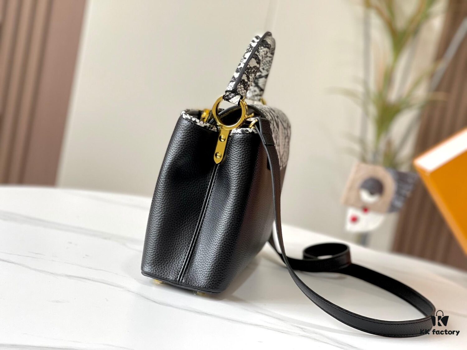 Exclusive On-Hand Shot - Upgraded M95508 CAPUCINES Small Handbag