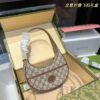 GUCCI New Arrival! New Style Gucci Crescent Bag, Wu Wood Color