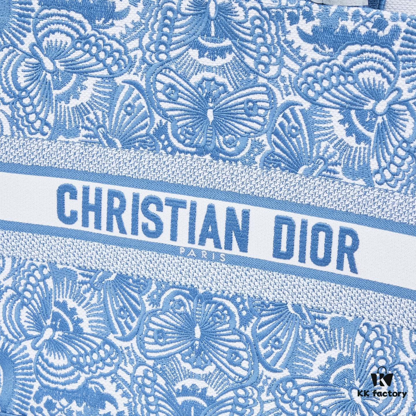 Embroidered Large Di0r Book Tote