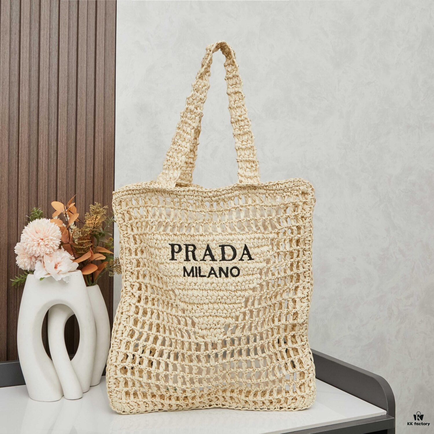 Raffia Tote Bag