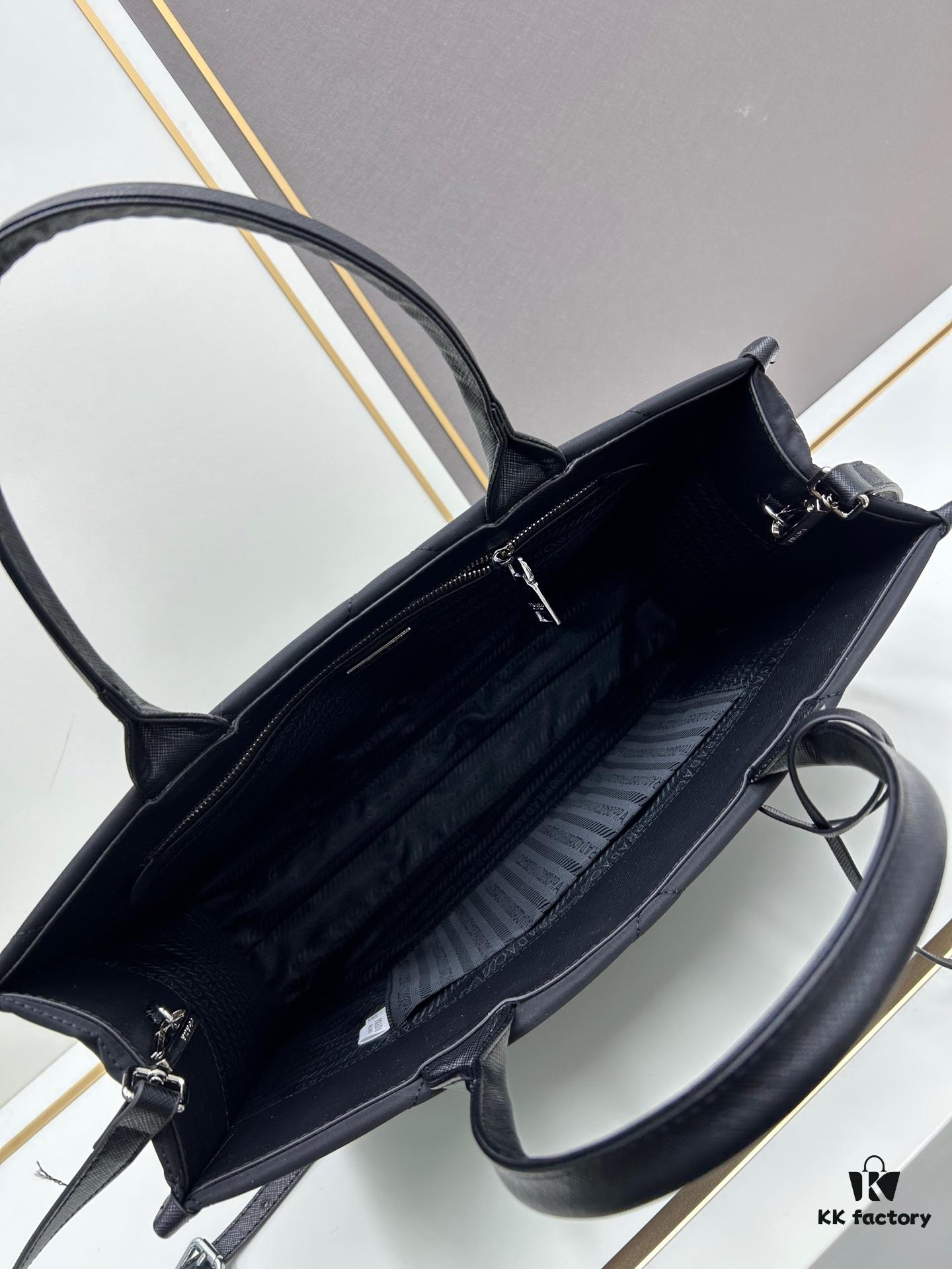 Prada Tote Parachute Shopping Bag - Large Size, Soft and Lightweight Material