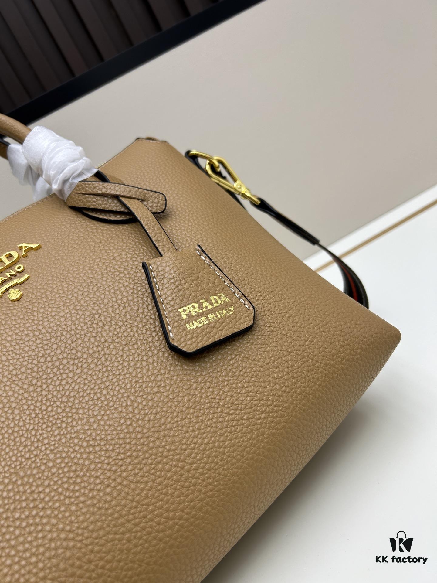 PRADA Classic Reissue Leather Tote with Detachable Shoulder Straps