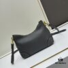 PRADA New Launch Hit (Leather Shoulder Strap + Chain Crossbody) Fashionable Horn Bag with Retro-Modern Fusion