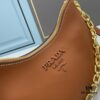 PRADA's Must-Have Bestseller (Leather Shoulder Strap + Chain Strap) – A Stylish and Practical Horn Bag Combining Retro Charm with Modern Fashion
