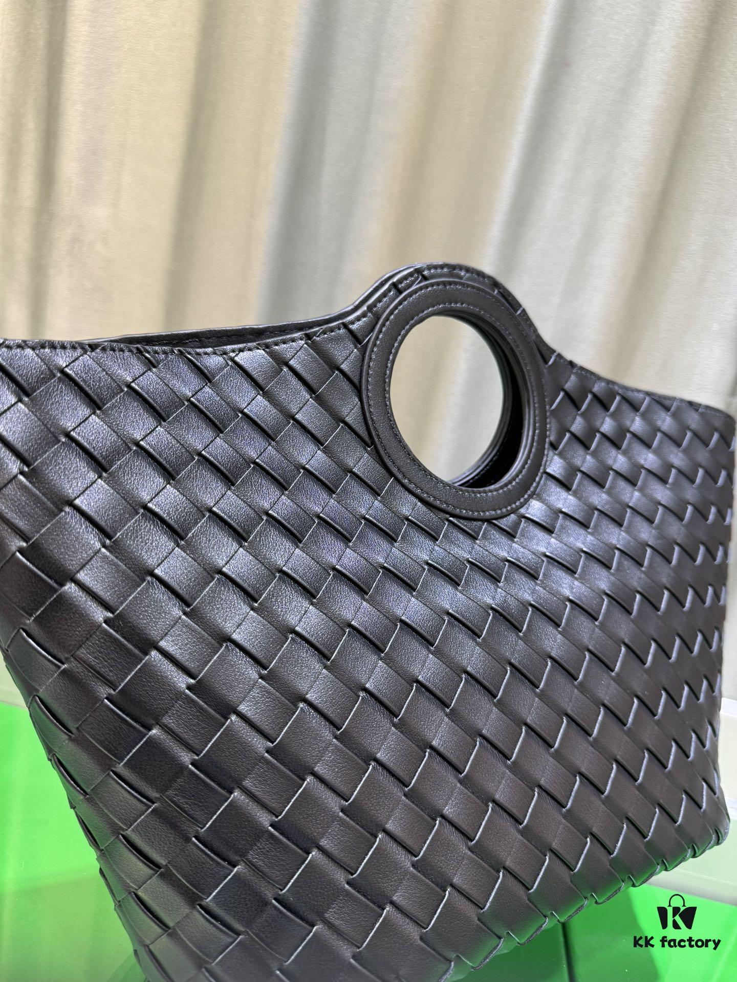 BV Picnic Woven Handbag - Bottega Veneta 24 Early Autumn New Vintage Style Women's Tote Bag