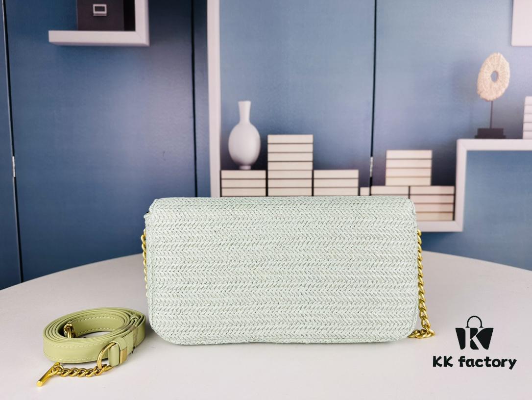 Bestseller YSL New Raffia Woven Tassel Bag! Summer Beach Joy