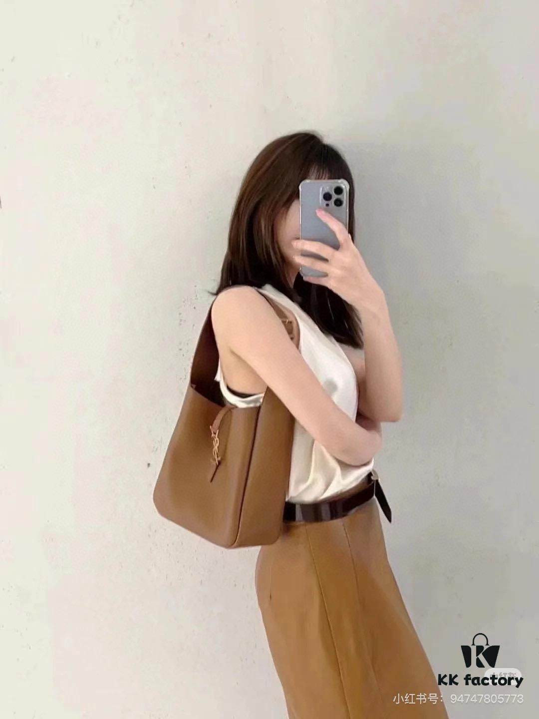 Large New YSL Underarm Bag, Soft and Stylish