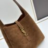 Small New Model with Box – Exquisitely Beautiful Brown-Gold Suede Large Bag, Perfect for Autumn and Winter